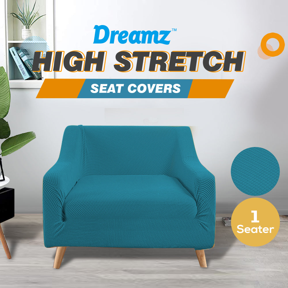 DreamZ Couch Stretch Sofa Lounge Cover Protector Slipcover 1 Seater Green