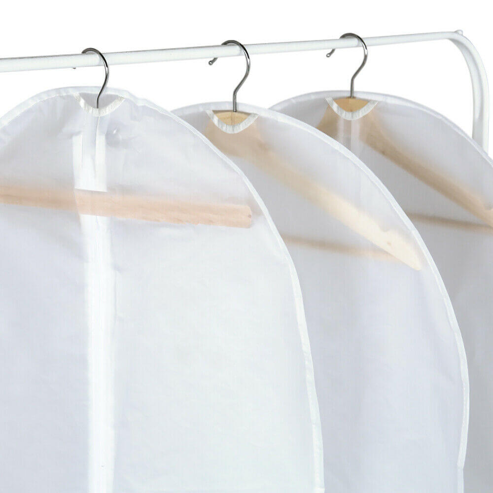 10x Suit Cover Bags Jacket Garment Storage Clothes Dress Coat Protector 120x60cm