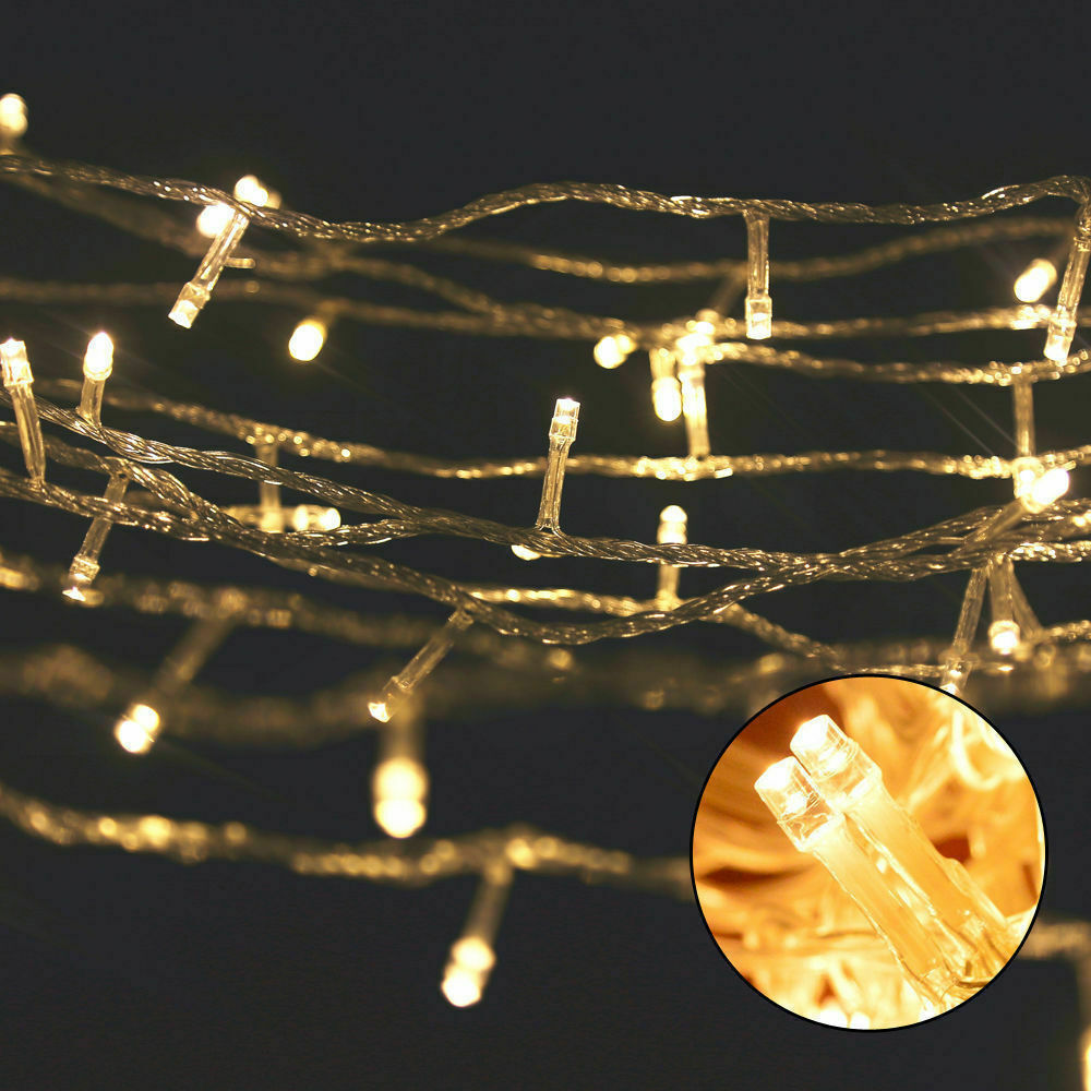 600LED 6x3M Curtain Fairy Lights Wedding Indoor Outdoor Christmas Garden Party
