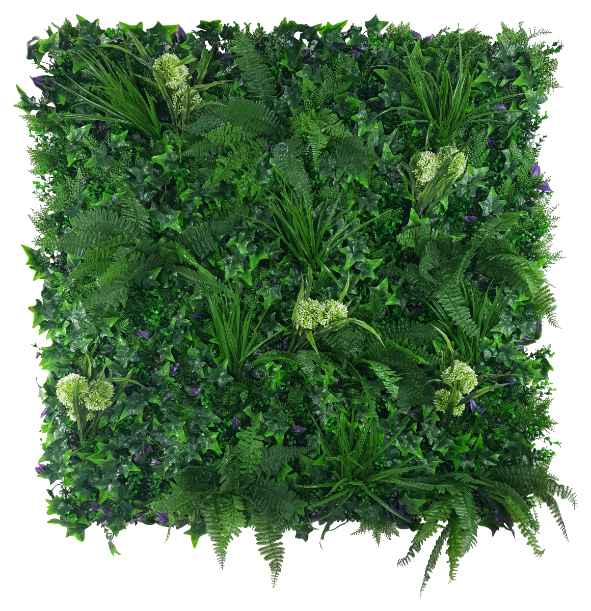 Flowering Hydrangea Jungle Vertical Garden / Green Wall UV Resistant 1m x 1m