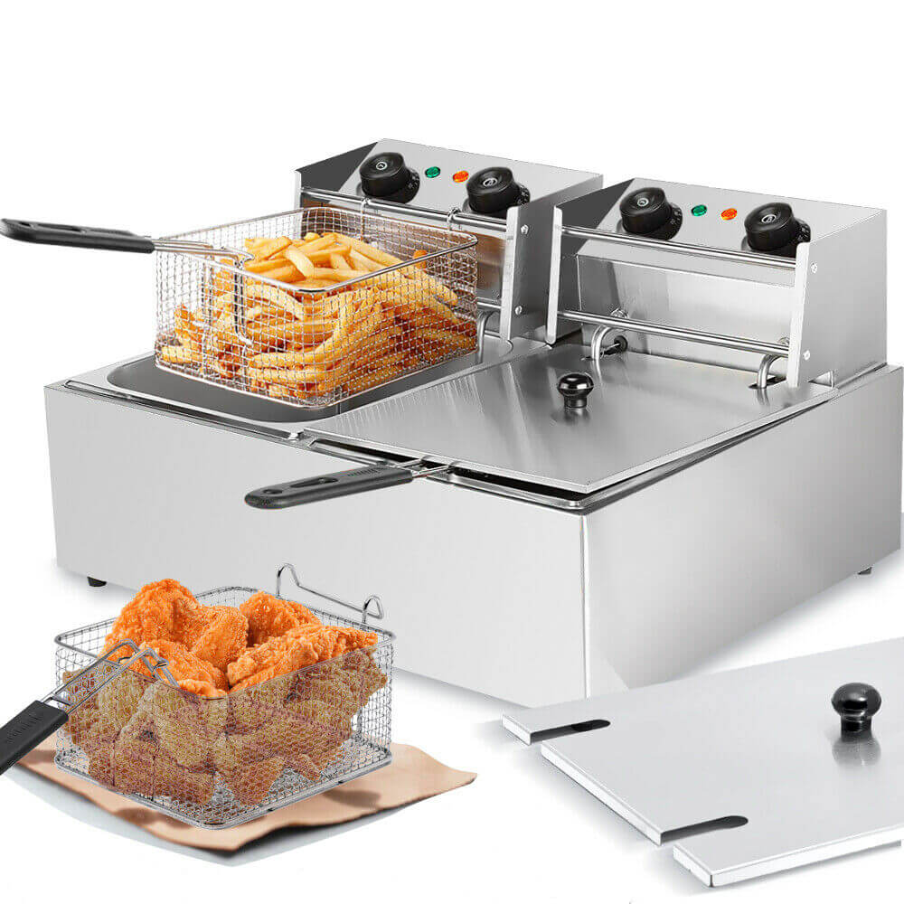 Spector 5000W 20L Electric Deep Fryer Commercial Frying Basket Chip Cooker