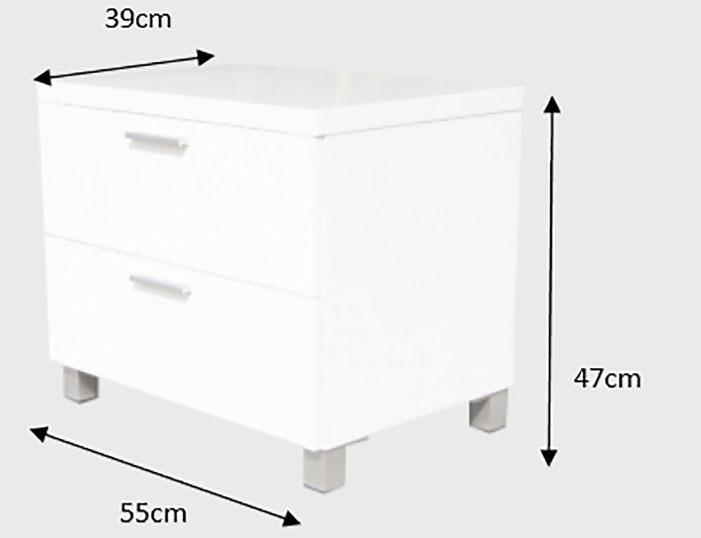 Elisha Bedroom Cabinet Bedside Storage Table