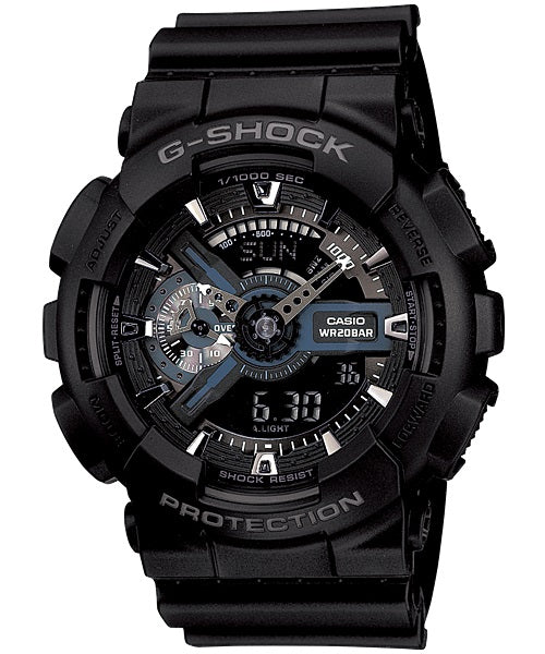 Casio G-Shock Analogue/Digital Mens Black Watch GA-110-1B GA-110-1BDR - Store Zone-Online Shopping Store Melbourne Australia