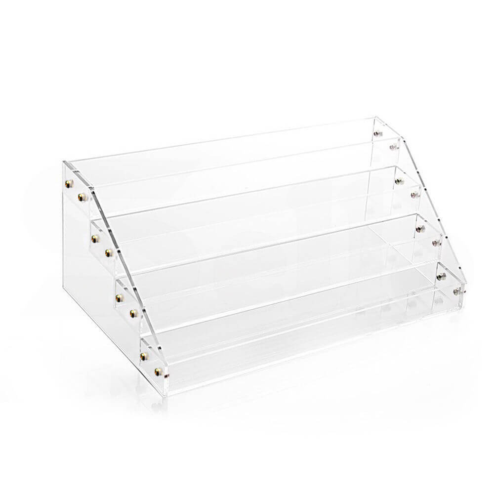 Clear Acrylic Nail Polish Varnish Cosmetics Display Stand Rack Organiser