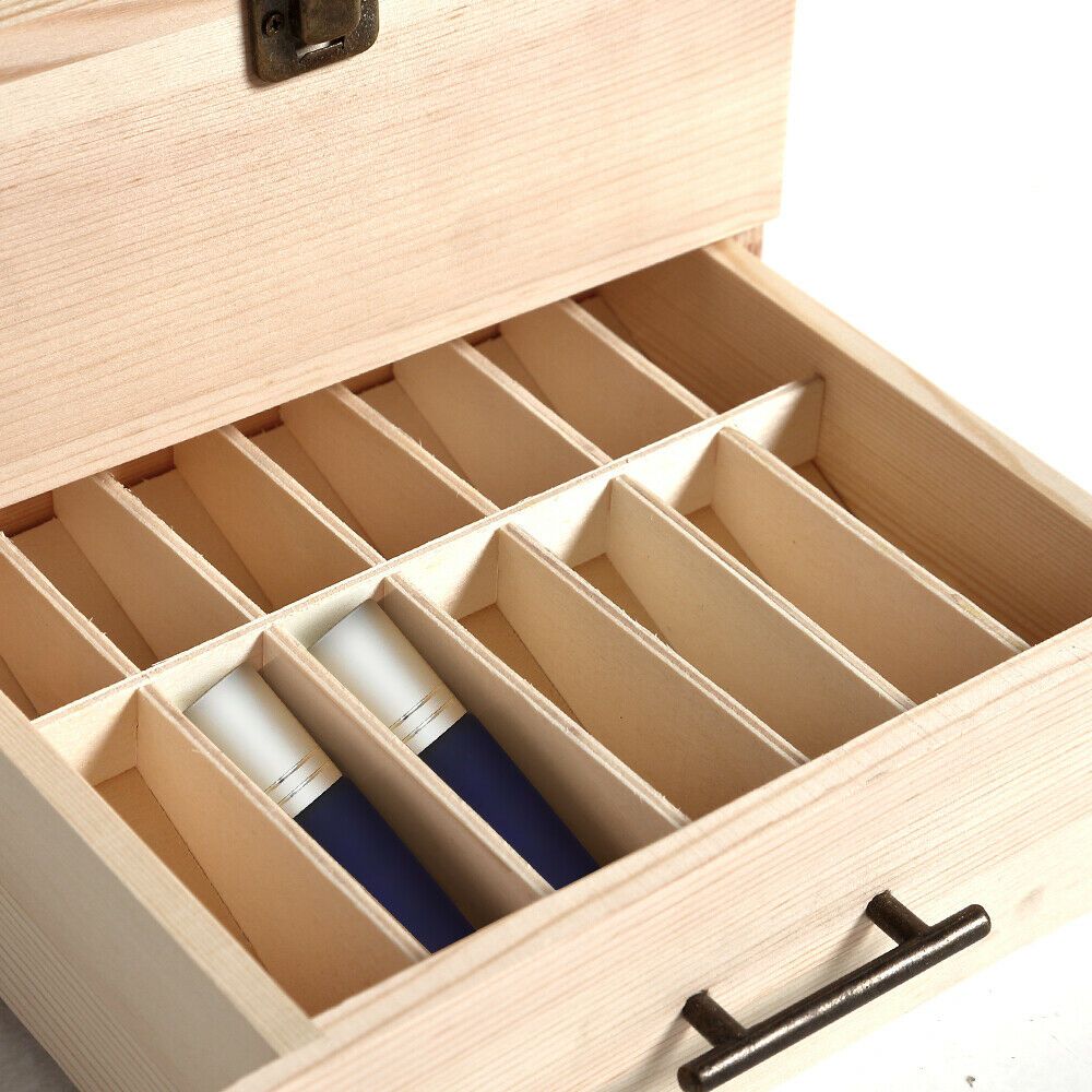 Buy Affordable Essential Oil Storage Box Wooden 59 Slots Aromatherapy Organiser Container Case-Store Zone-Online Shopping Store Melbourne Australia