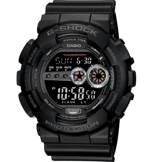 Casio G-Shock Digital Mens Black Watch GD100-1B GD-100-1BDR - Store Zone-Online Shopping Store Melbourne Australia