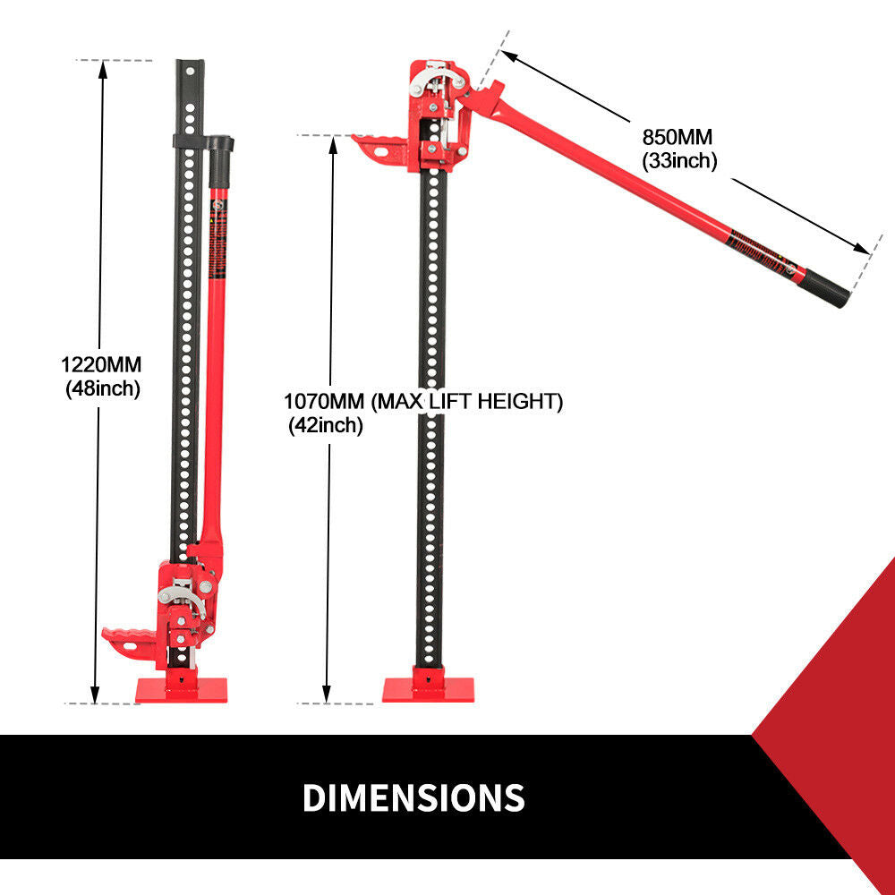 High Lift Farm Jack 3000Kg 48" inch 4x4 4WD Lifter Heavy Duty SAN HIMA