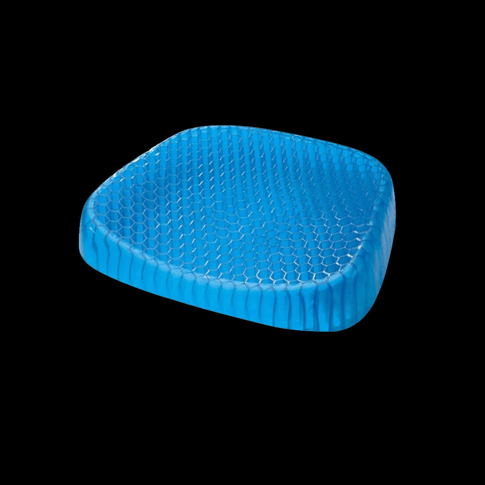 2 Pcs Gel Honeycomb Seat Cushion Flex Back Support Spine Breathable Protector