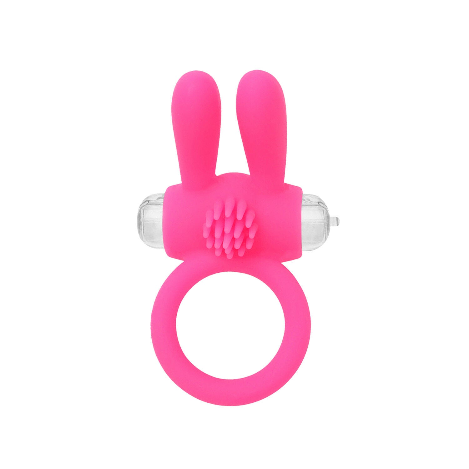 Vibrating Rabbit Cock Penis Ring Mens Male Vibrator Delay Adult Sex Toy Pink