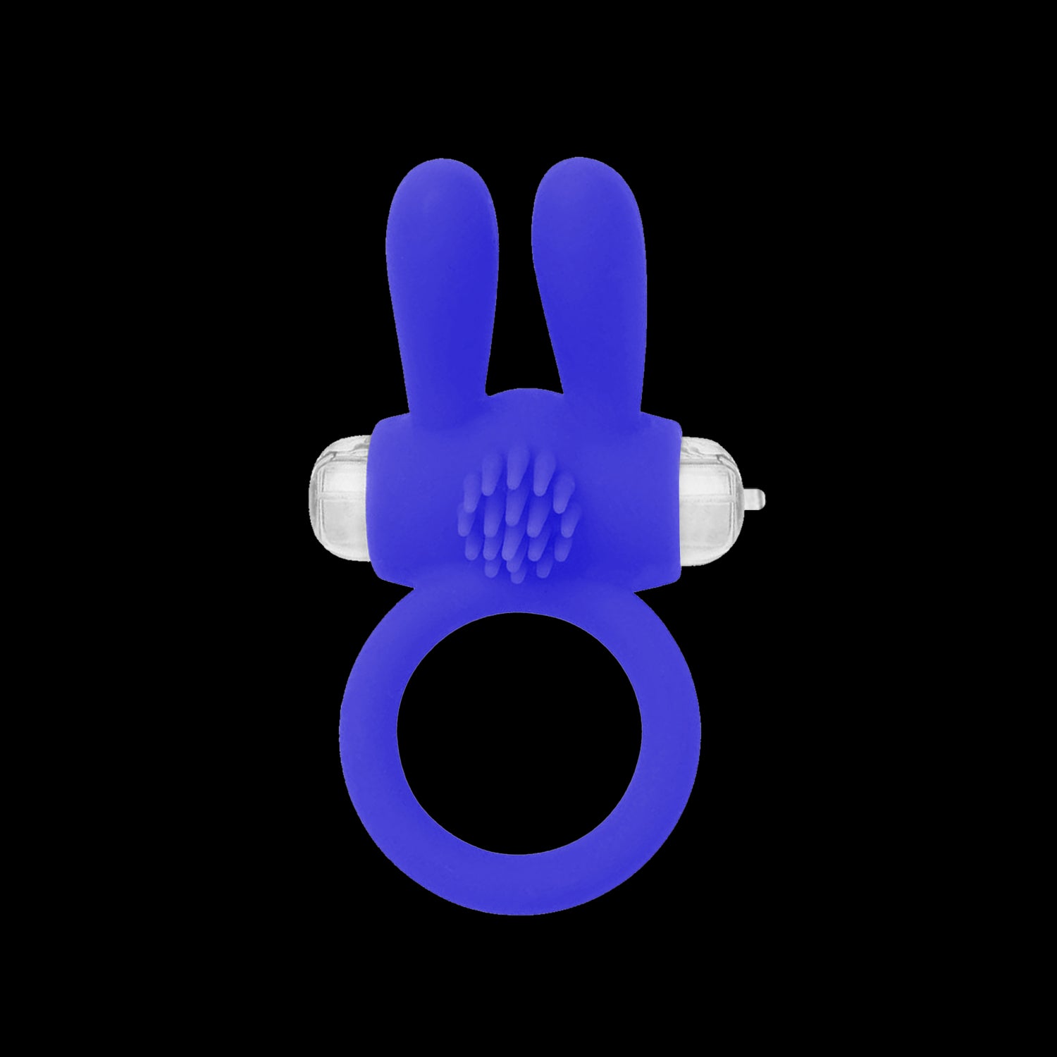 Vibrating Rabbit Cock Penis Ring Mens Male Vibrator Delay Adult Sex Toy Blue