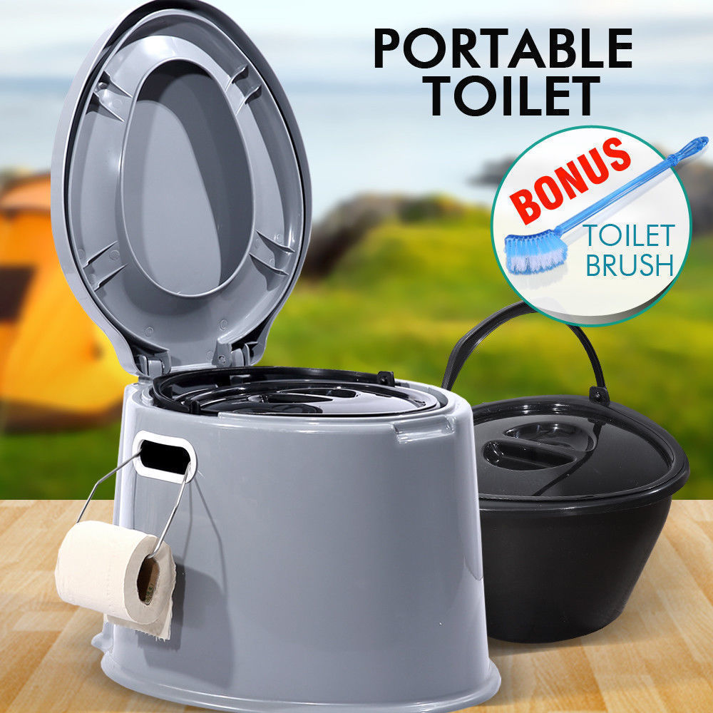 Outdoor Portable Toilet 6L Camping Potty Caravan Travel Camp Boating