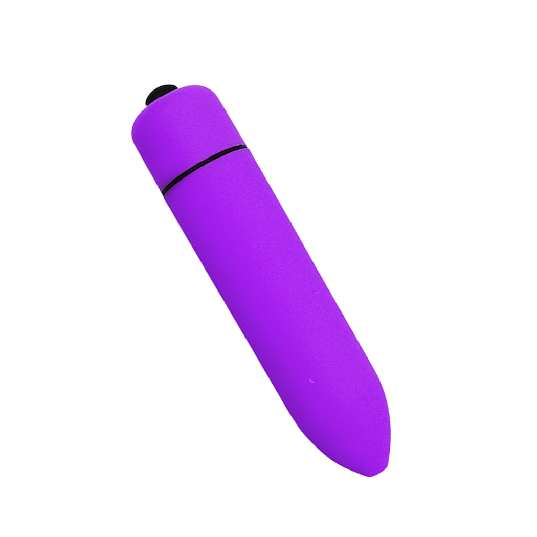 Bullet Vibrator Discreet Vibrating Massager Beginner Vibe Adult Sex Toys Purple