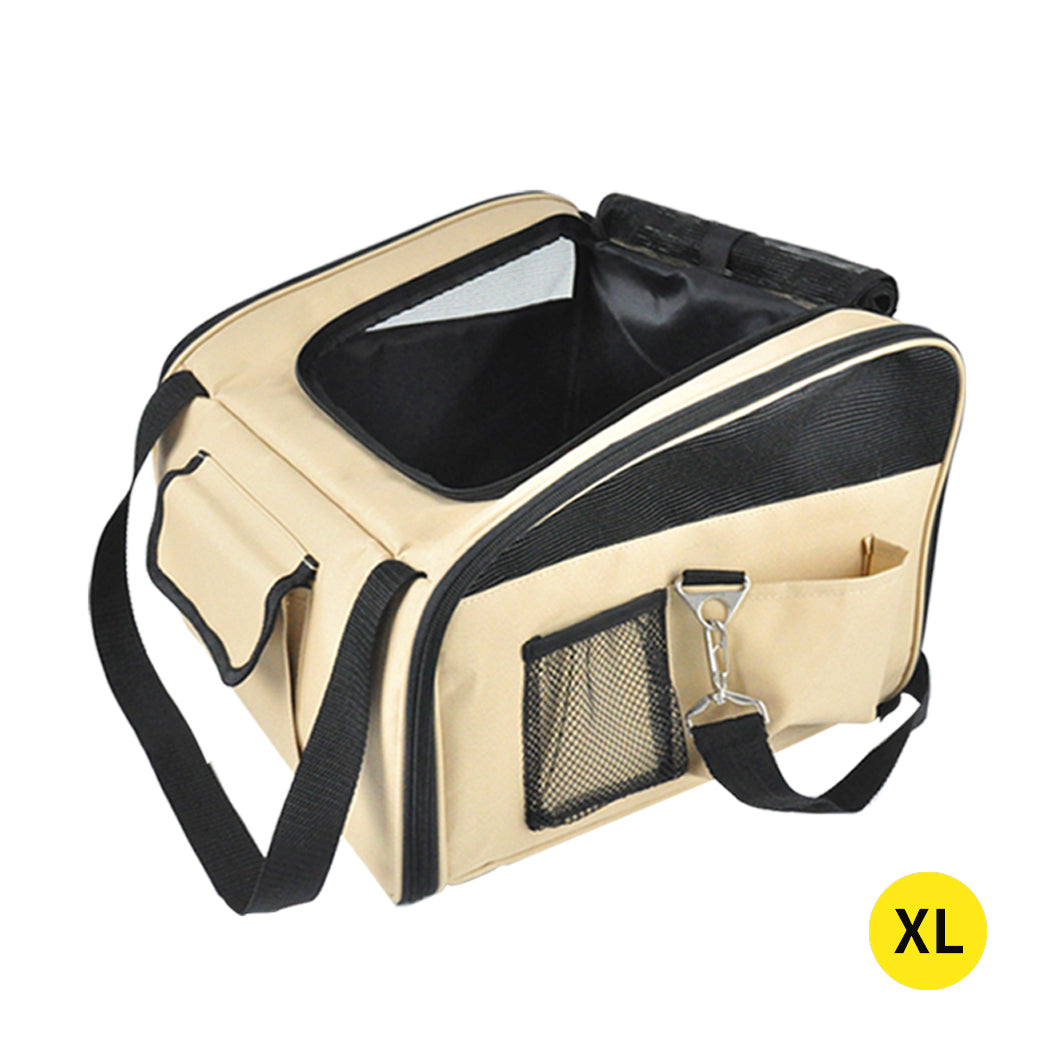 PaWz Pet Car Booster Seat Basket Puppy Cat Dog Carrier Travel Protector Safe XL