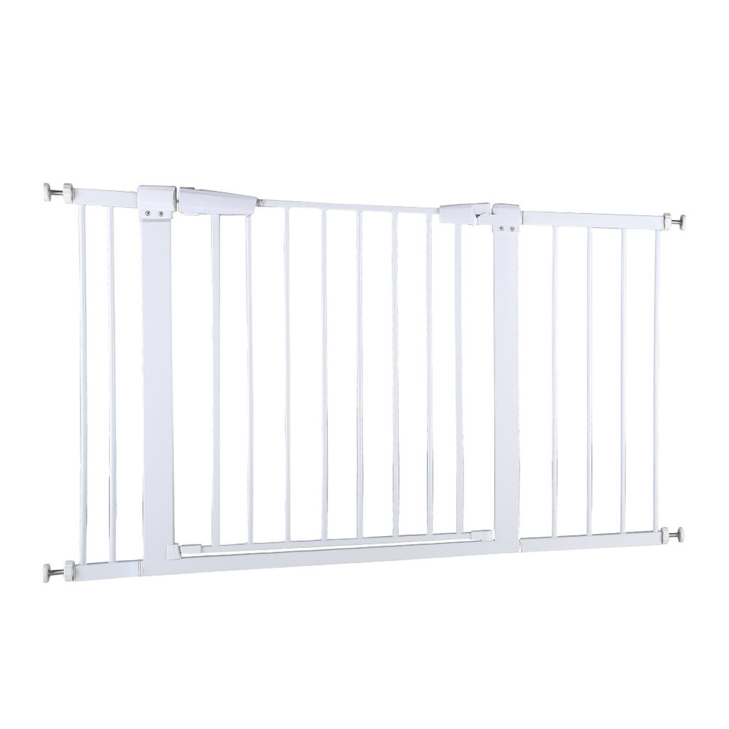 76cm Tall Baby Kids Pet Safety Security Gate Wide Adjustable Stair Barrier Door