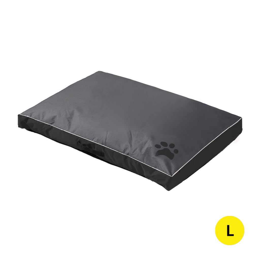 PaWz Pet Bed Mattress Dog Cat Pad Mat Summer Winter Cushion Pillow Size L Black