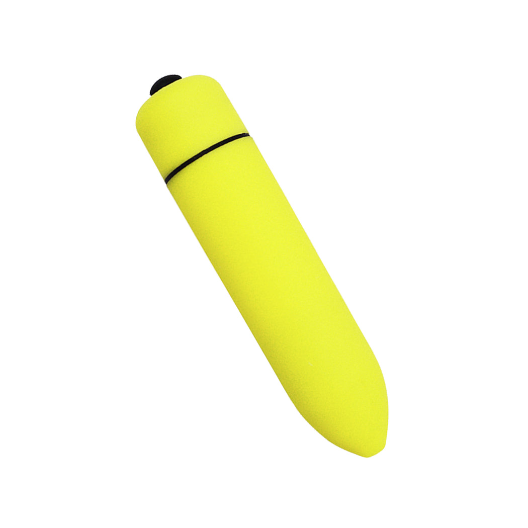 Bullet Vibrator Discreet Vibrating Massager Beginner Vibe Adult Sex Toys Yellow