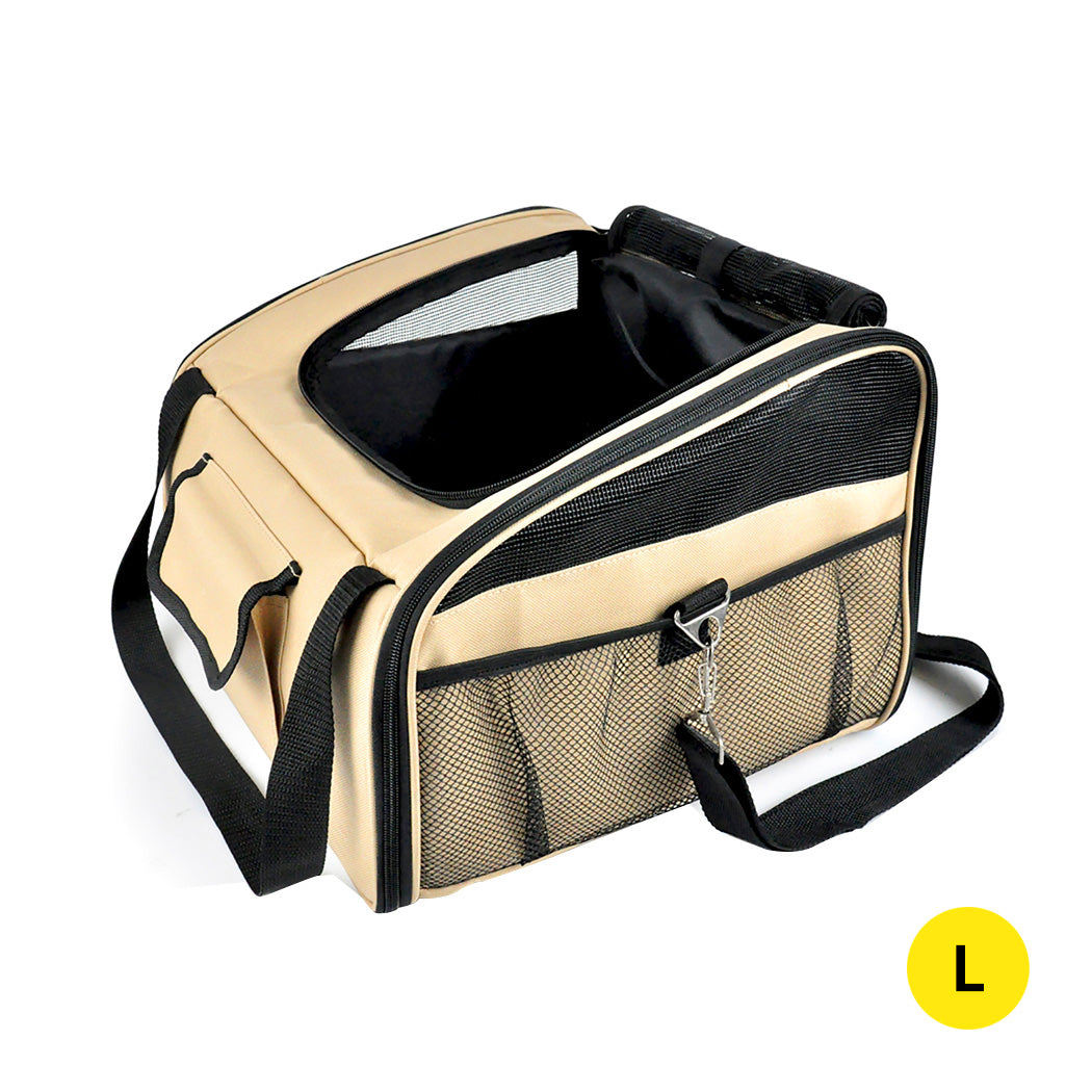 PaWz Pet Car Booster Seat Basket Puppy Cat Dog Carrier Travel Protector Safety L