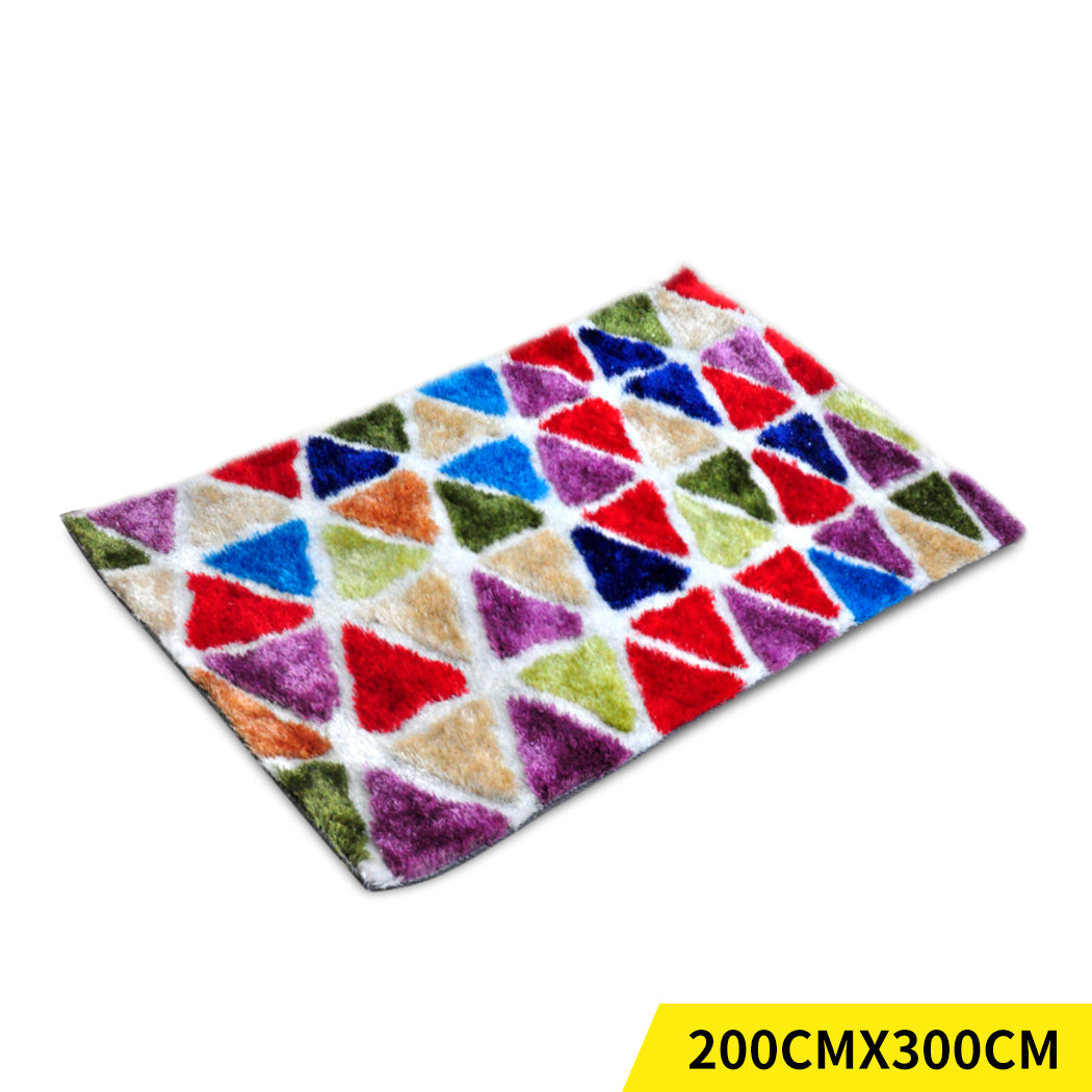 Ultra Soft Shaggy Rug Shag Floor Mat Carpet Home Decor Anti Slip Design