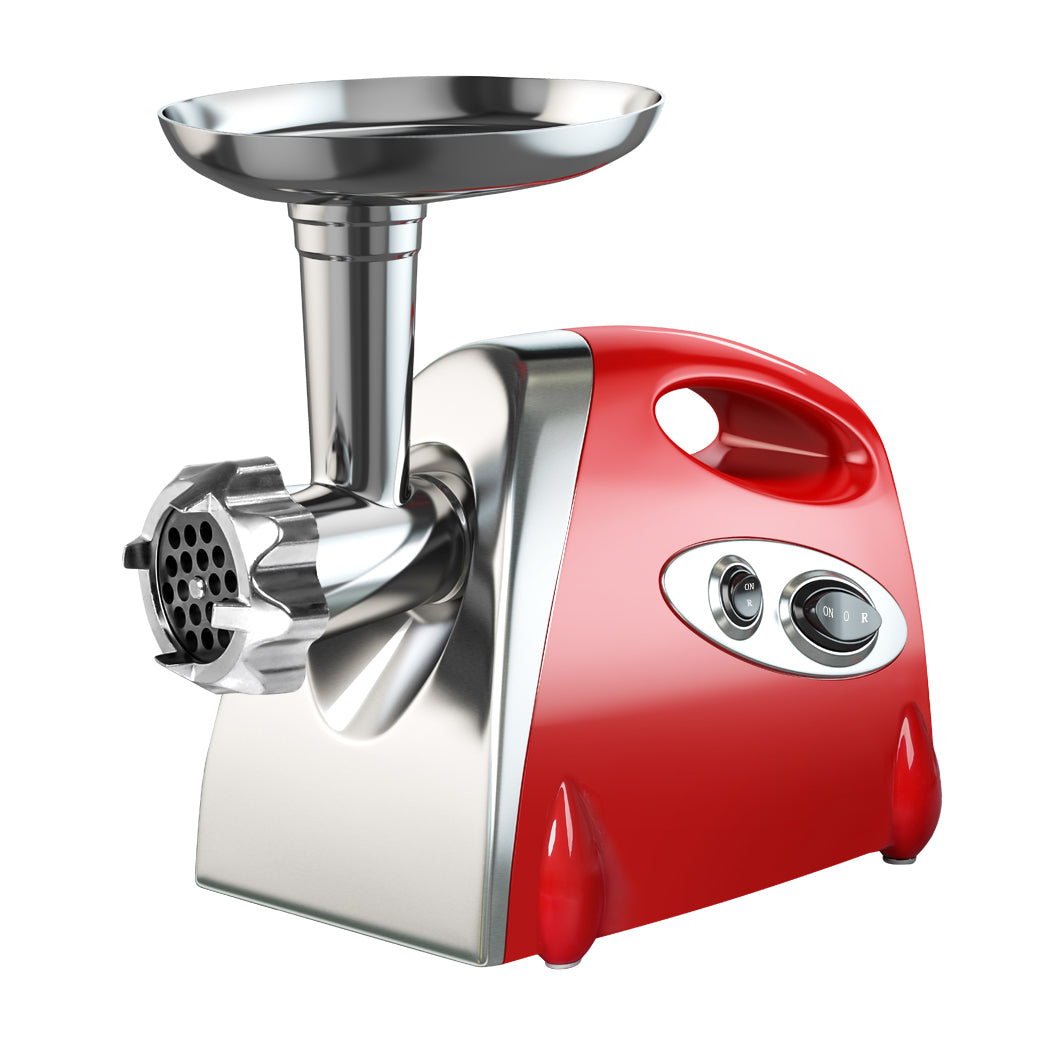 2800W Electric Meat Grinder Mincer Sausage Filler Kibbe Maker Stuffer Kitchen Red