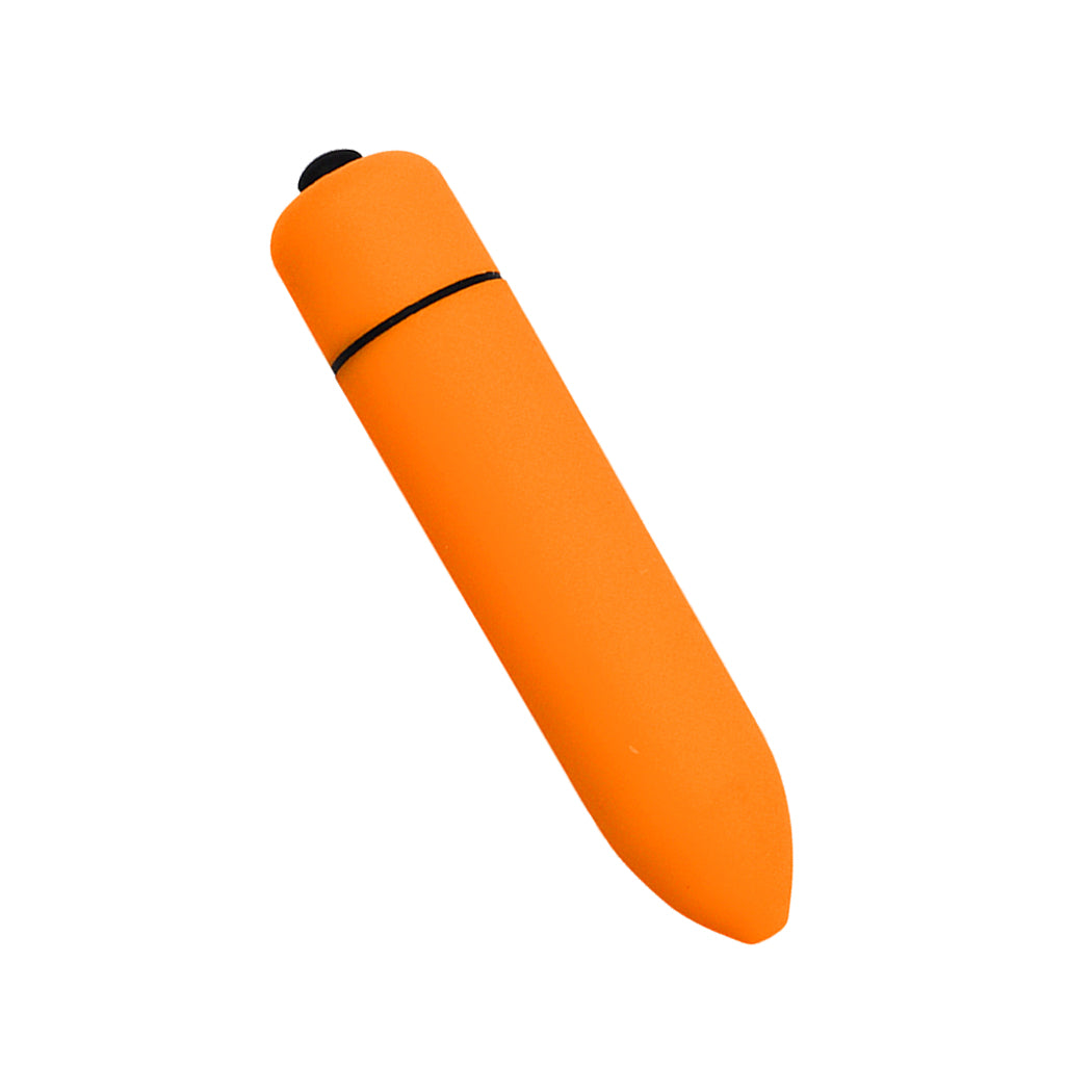 Bullet Vibrator Discreet Vibrating Massager Beginner Vibe Adult Sex Toys Orange