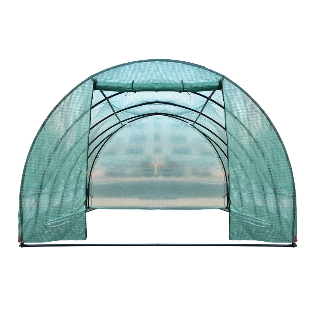 Walk In Greenhouse Garden Green House Plant Shed PE PVC Cover Arch Roof Tunnel