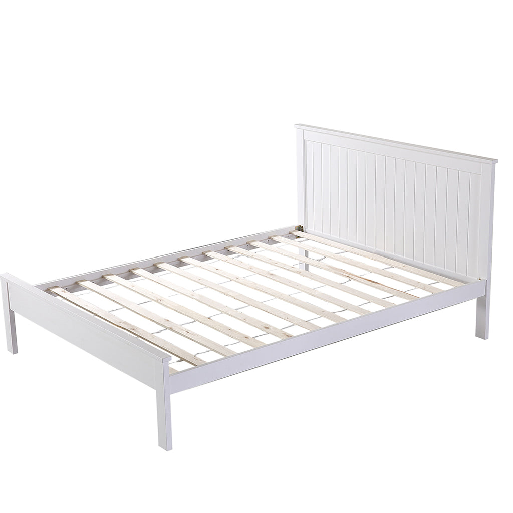 Levede Pine Wood Kids Children Bed Frame Mattress Platform Base King Single Size