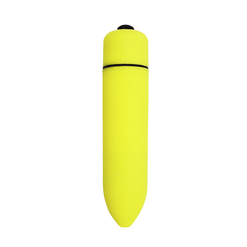Bullet Vibrator Discreet Vibrating Massager Beginner Vibe Adult Sex Toys Yellow