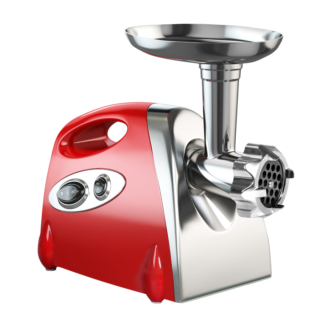 2800W Electric Meat Grinder Mincer Sausage Filler Kibbe Maker Stuffer Kitchen Red