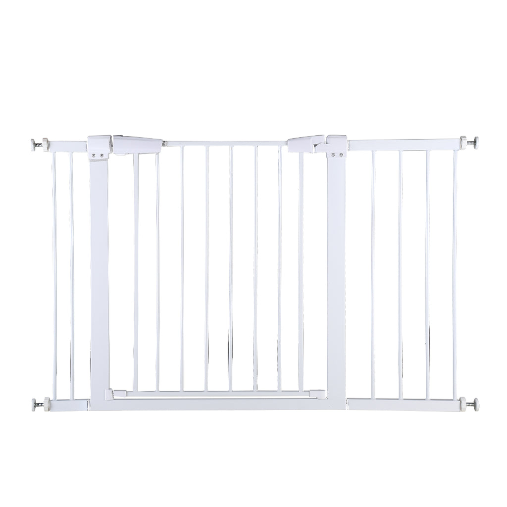 76cm Tall Baby Kids Pet Safety Security Gate Wide Adjustable Stair Barrier Door