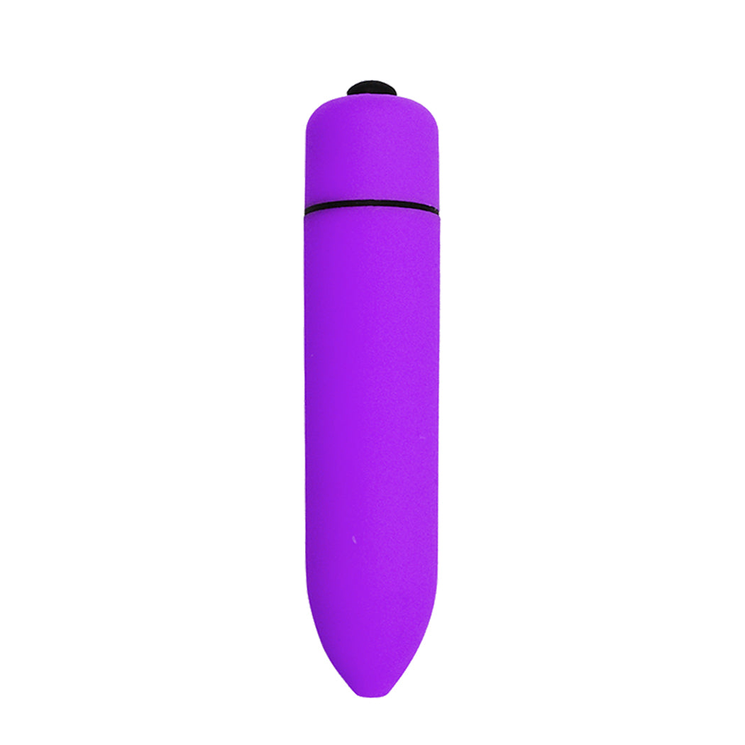 Bullet Vibrator Discreet Vibrating Massager Beginner Vibe Adult Sex Toys Purple