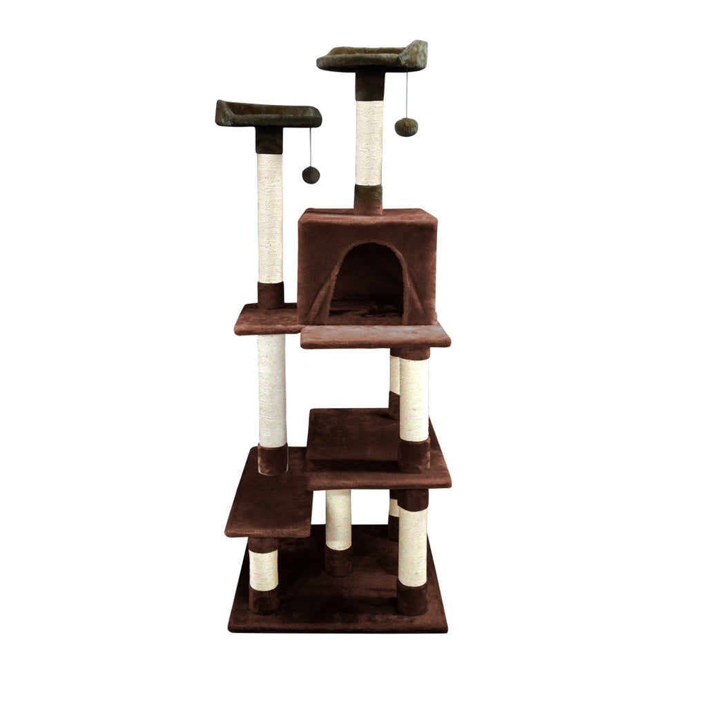 PaWz 1.7M Cat Scratching Post Tree Gym House Condo Furniture Scratcher Tower