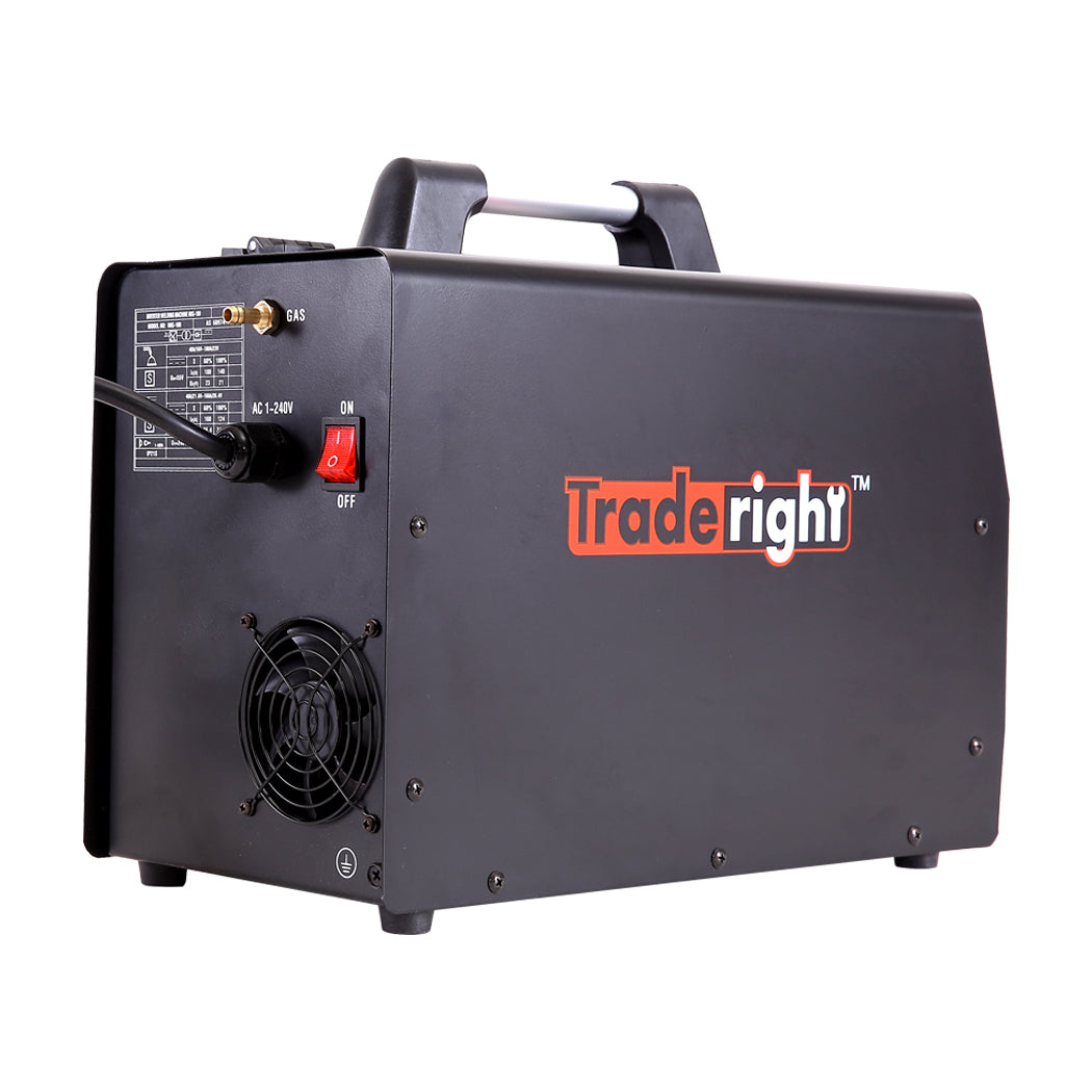 Traderight 180Amp Welder MIG ARC MAG Welding Machine Gas / Gasless Portable