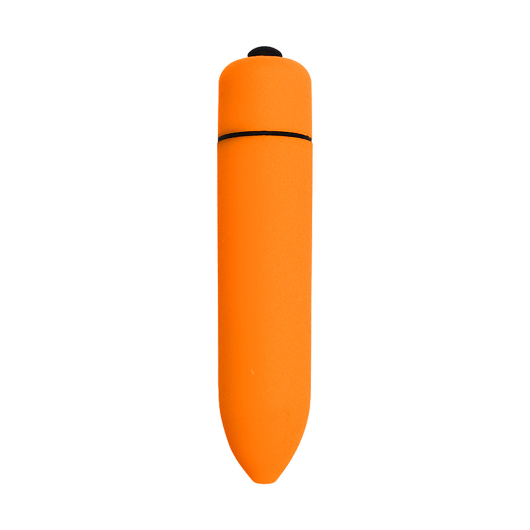 Bullet Vibrator Discreet Vibrating Massager Beginner Vibe Adult Sex Toys Orange