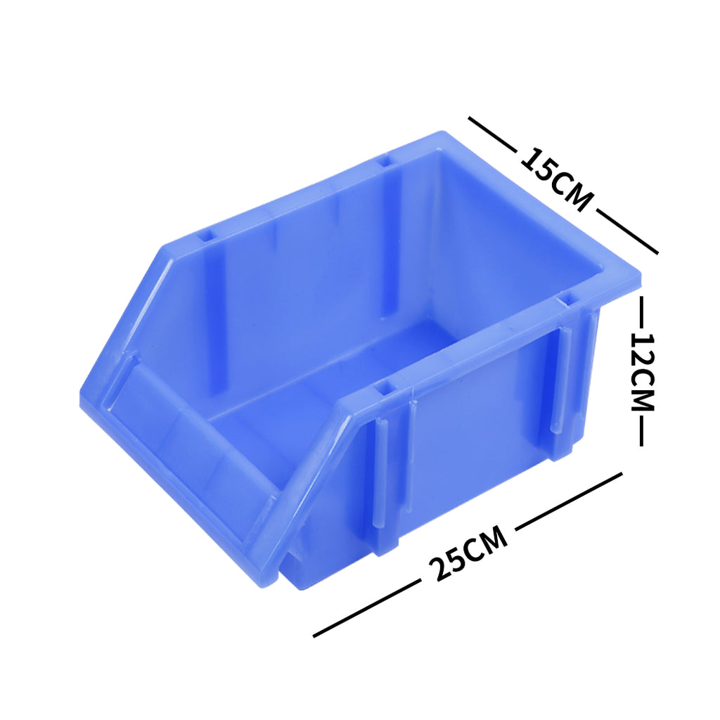 6 Plastic Parts Tools Spare Parts Storage Bins Boxes Organizer Warehouse Garage