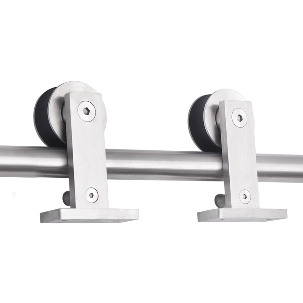 3M Antique Classic Style Single Sliding Barn Door Hardware Track Roller Kit
