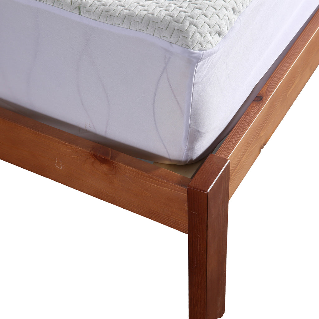 Levede Pine Wood Kids Children Bed Frame Mattress Platform Base King Single Size