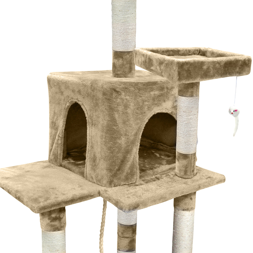 PaWz 1.45M Cat Scratching Post Tree Gym House Condo Furniture Scratcher Tower