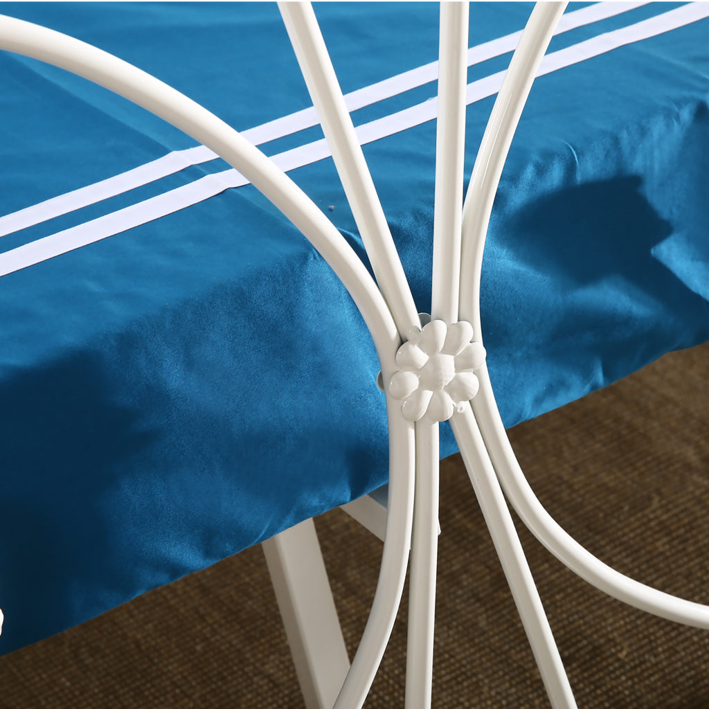 Levede Metal Bed Frame Ironline Bedroom Mattress Base King Single Size White