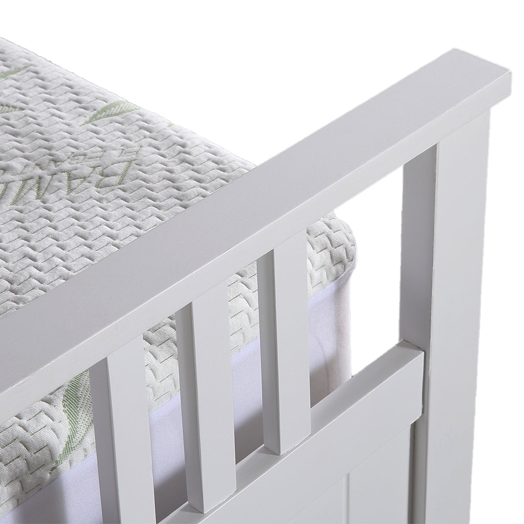 Levede Pine Wood Kids Children Bed Frame Mattress Platform Base King Single Size
