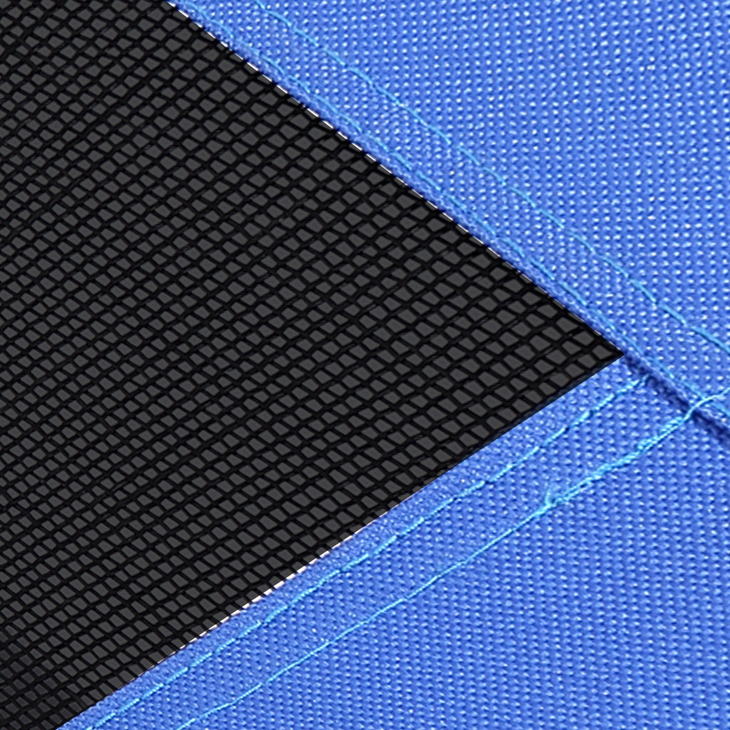 PaWz Heavy Duty Pet Bed Trampoline Dog Puppy Cat Hammock Mesh  Canvas L Blue