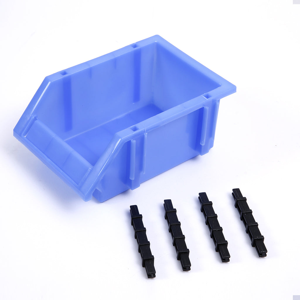 6 Plastic Parts Tools Spare Parts Storage Bins Boxes Organizer Warehouse Garage