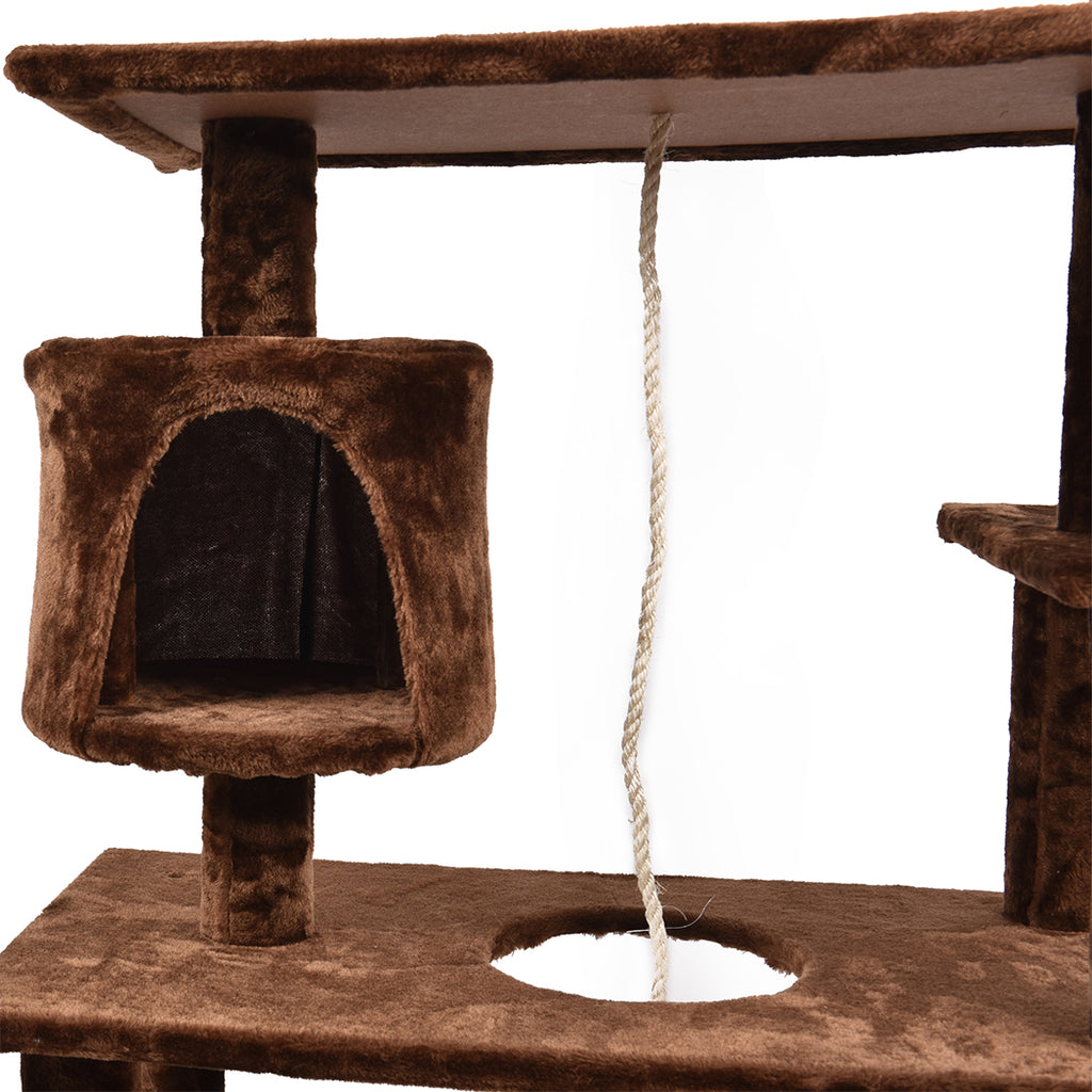 PaWz 1.25M Cat Scratching Post Tree Gym House Condo Furniture Scratcher Tower