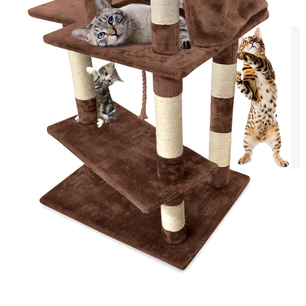 PaWz 1.45M Cat Scratching Post Tree Gym House Condo Furniture Scratcher Tower