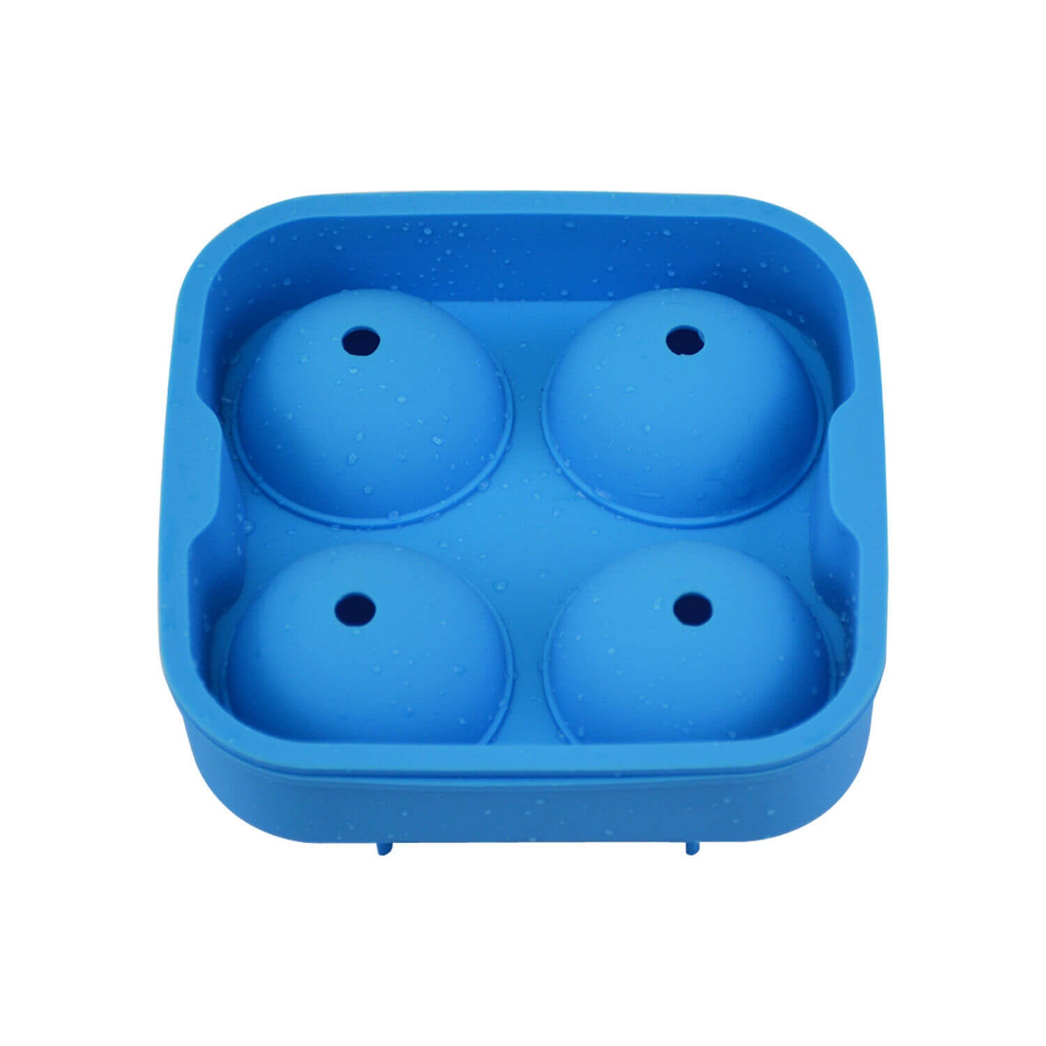 3D Ice Cube Ball Whiskey Maker Silicone Mold Sphere Mould Round Tray Bar Blue
