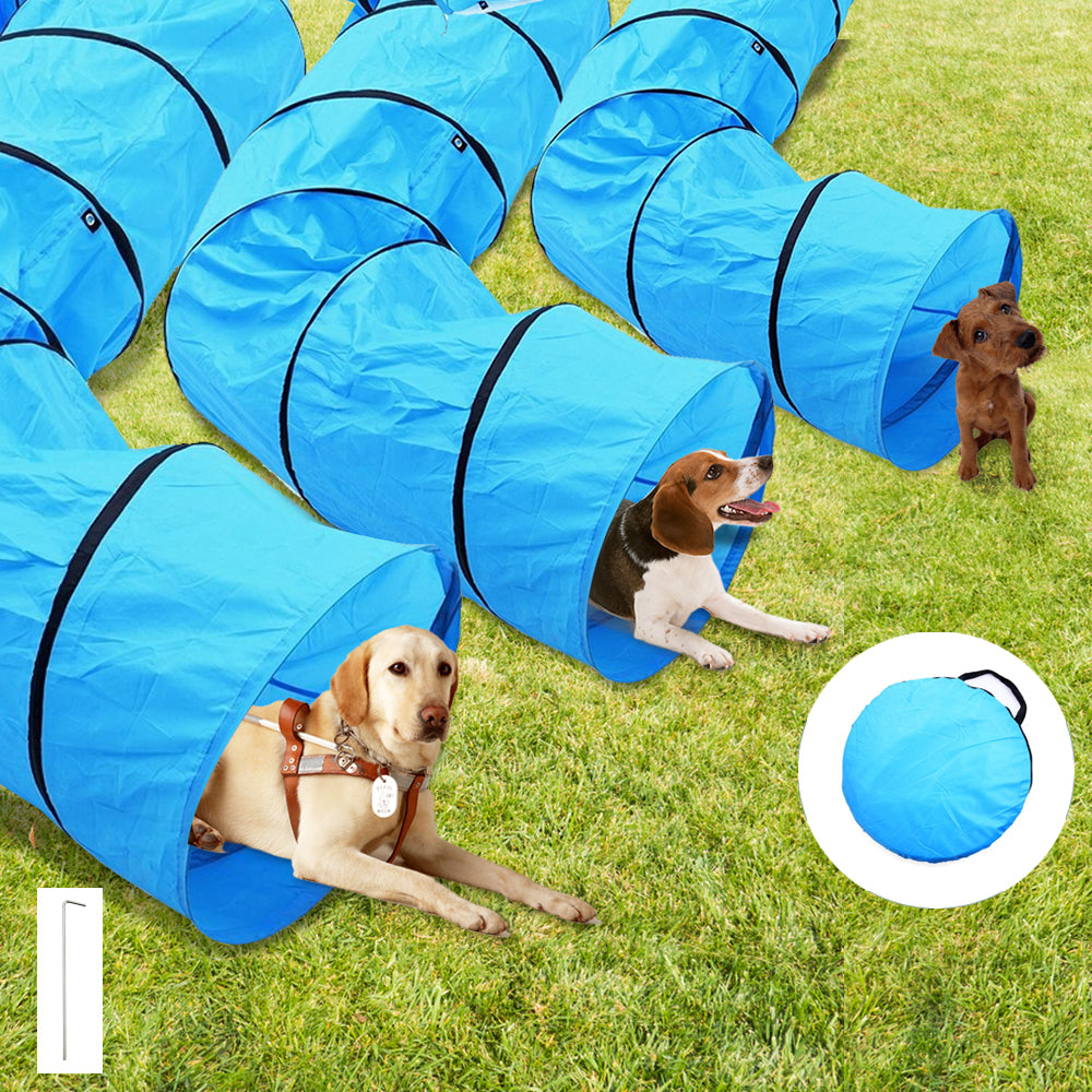 PaWz 66CMx6M Outdoor Pet Dog Agility Training Activity Exercise Long Tunnel