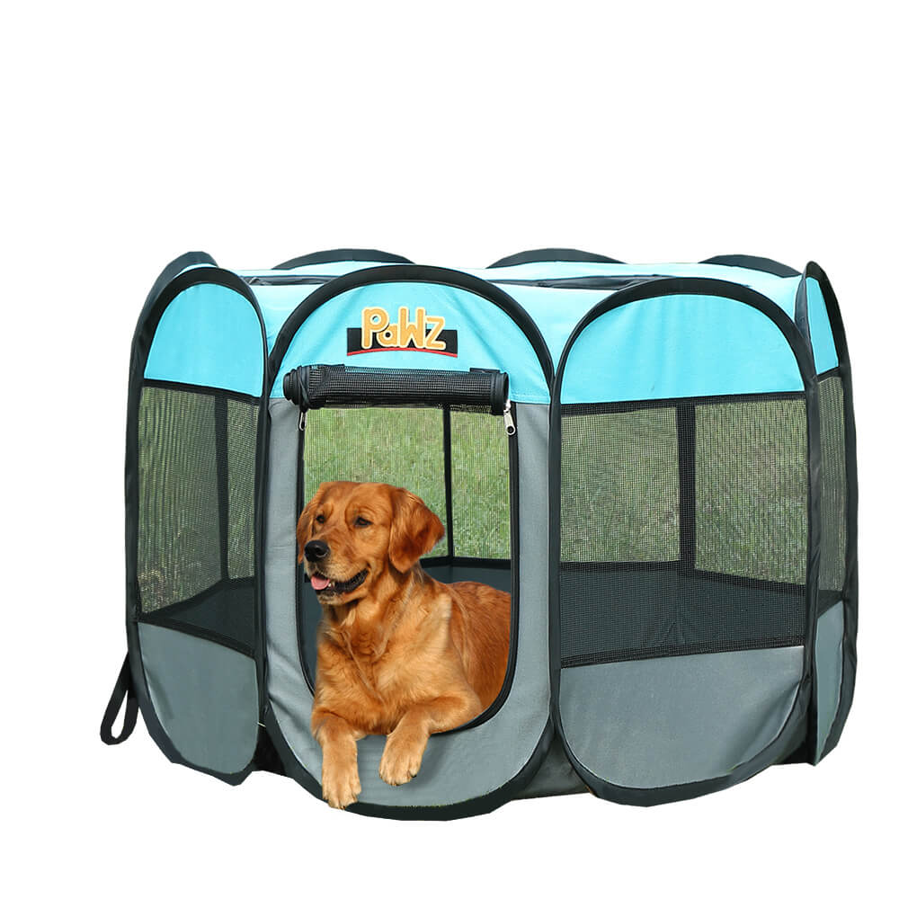 PaWz Dog Playpen Pet Play Pens Foldable Panel Tent Cage Portable Puppy Crate 30"