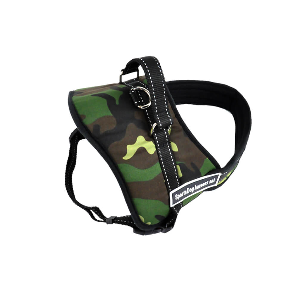 PaWz Control Dog Pulling Harness Adjustable Support Pet Pitbull Training XL Camo