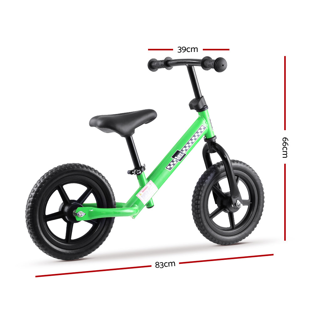 Rigo 12 Inch Kids Balance Bike - Green