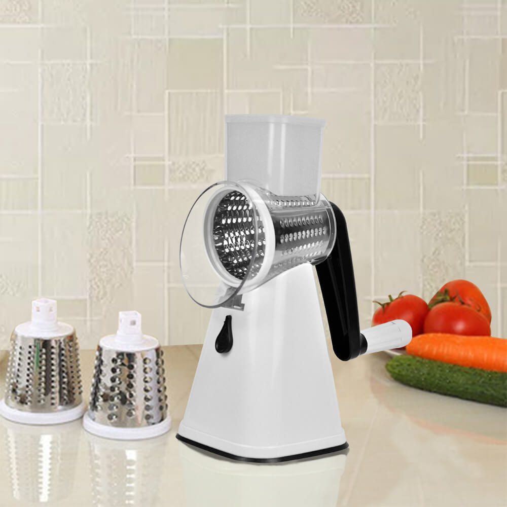 Kitchen Multifunction Vegetable Food Manual Rotary Grater Chopper Slicer Cutter