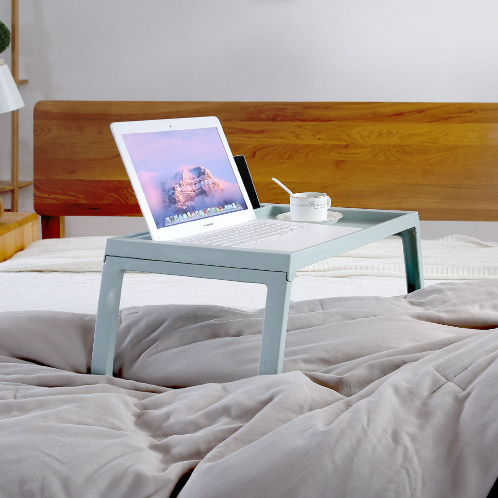 Foldable Desk Laptop Stand Breakfast Bed Tray Computer Portable Serving Table